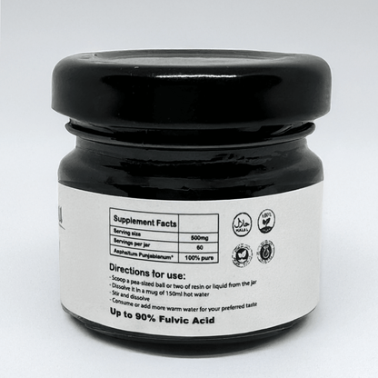 100% Authentic Himalayan Shilajit Resin- 30g bottle (60 servings)